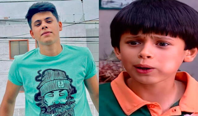 Aaron Picasso interpretó a Jaimito Gonzáles hace 13 años en la teleserie Al fondo hay sitio. Foto: Aaron Picasso Instagram