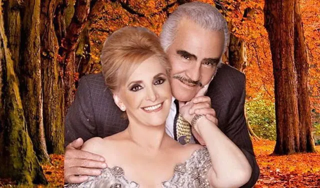 Vicente Fernández y María del Refugio Abarca Villaseñor en una de sus últimas fotos juntos.  Foto: Vicente Fernández/Instagram