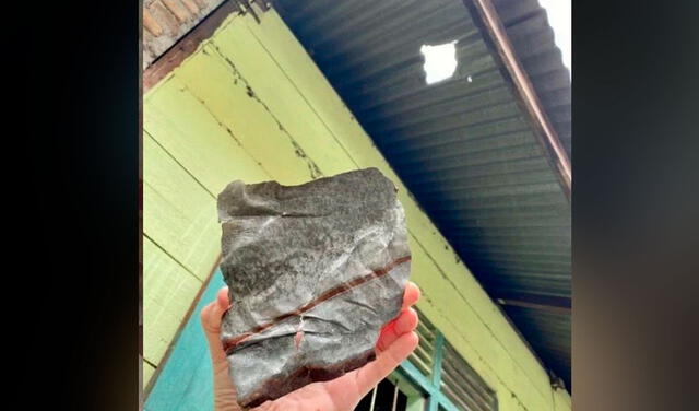 Hombre se vuelve millonario luego que un meteorito cayó en el techo de su casa