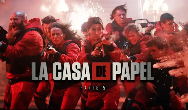 La quinta temporada vol.1 de La casa de papel se estrena el 3 de setiembre. Foto: Netflix