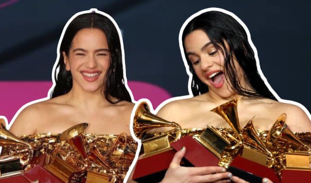 Latin Grammy: Rosalía empata a Bad Bunny tras ganar 4 premios durante la ceremonia