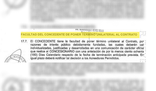 Contrato de Concesión