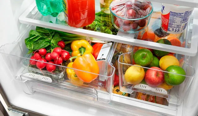 Es mejor almacenar ciertas frutas y verdura en el refrigerador. Foto: Whirlpool
