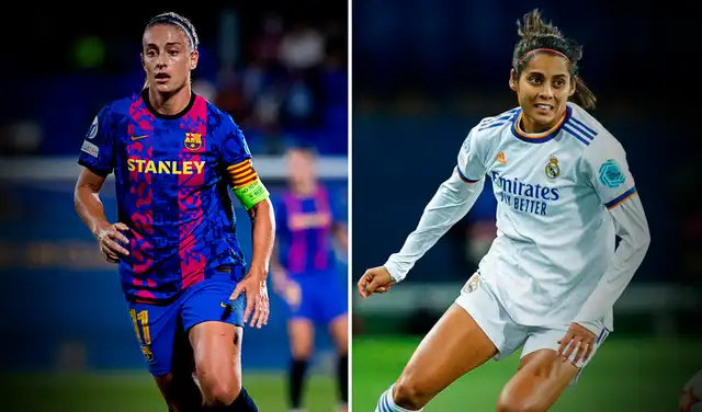 FC Barcelona vs. Real Madrid se verán las caras por primera vez en el plano internacional. Foto: FC Barcelona Femení/ Real Madrid femenino