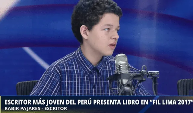 Karib Pajares fue catalogado como el escritor más jove del Perú por la prensa durante su adolescencia