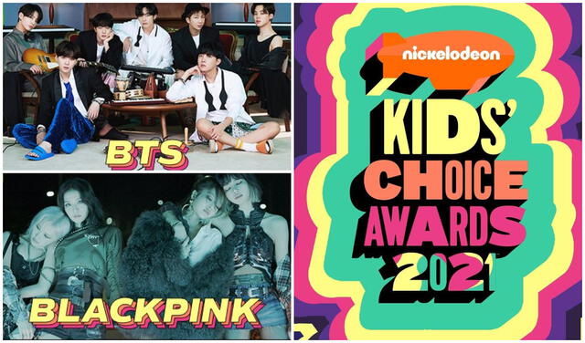2021 KCA, BTS, BLACKPINK, 2021 Nickelodeon Kids 'Choice Awards