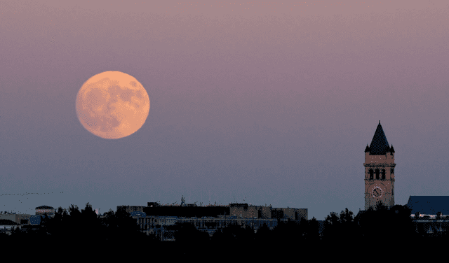 El fenómeno será visible cuando la Tierra se ubique entre el Sol y la Luna. Foto: AFP