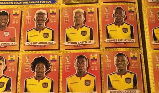 Ecuador cuenta con la figurita de Byron Castillo en el álbum Panini del Mundial Qatar 2022. Foto: Redgol