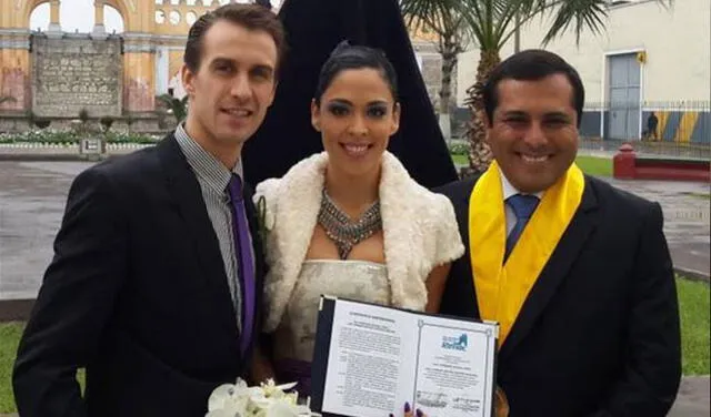 Adriana Quevedo y Nahuel López se casaron 5 de agosto del 2013. Foto: el Popular