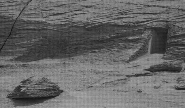 Imagen tomada por el róver Curiosity. Foto: NASA / JPL-Caltech / MSS
