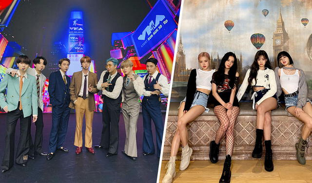 BTS y BLACKPINK  son los grupos más mencionados de acuerdo al análisis de instituto coreano. Foto: composición BH/YG