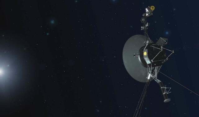La Voyager I es la sonda más lejana. Se encuentra a más de 18 horas luz de nuestro planeta. Imagen: NASA