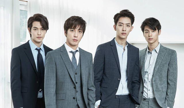 CNBLUE alineación original: Lee Jonghyun, Jung Yonghwa, Lee Jungshin y Kang Minhyuk. Foto: FNC
