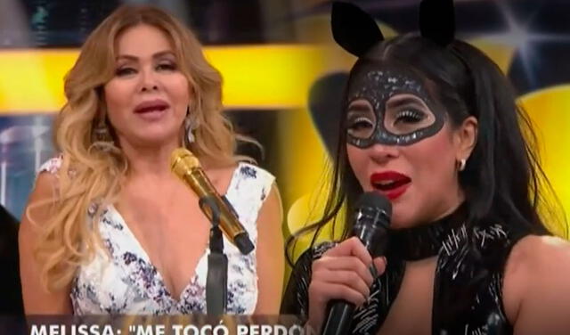 Gisela Valcárcel se conmovió al ver llorar a Melissa Paredes en "El gran show".