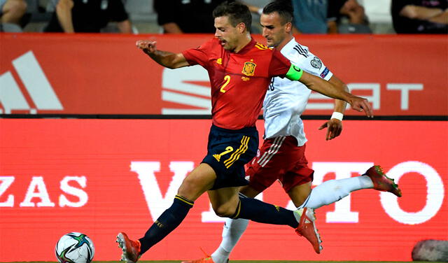 España venció 4-0 a Georgia en su último encuentro por eliminatorias. Foto: AFP