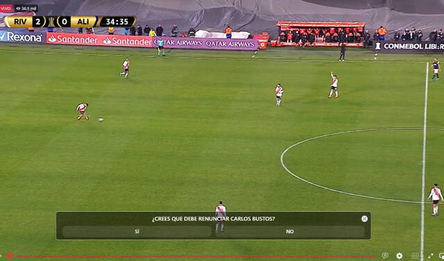 El encuentro entre Alianza Lima y River Plate está siendo transmitido a través del Facebook Watch. Foto: Conmebol