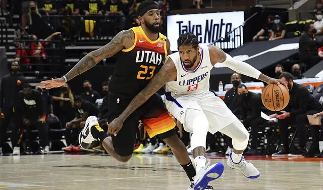 Los Angeles Clippers lideran la serie 3-2 sobre Utah Jazz. Foto: AFP