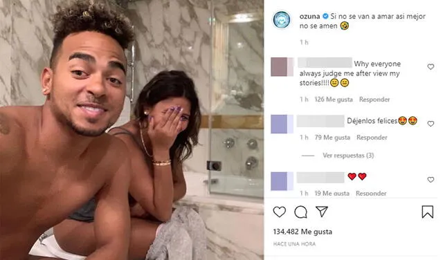 10.10.2021 | Ozuna volvió a publicar la foto con su esposa Taina Marie Meléndez. Foto: captura Ozuna / Instagram