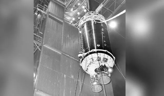 El propulsor Centauro. Imagen tomada en 1964. Foto: NASA