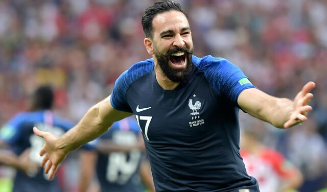 Adil Rami fue campeón con Francia en Rusia 2018 pese a no jugar un solo minuto del torneo. Foto: EFE