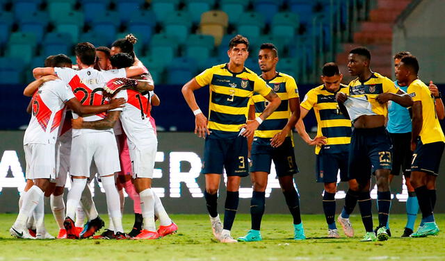 Perú es tercero en la tabla del grupo B tras su empate ante Ecuador en la fecha 4. Foto: EFE