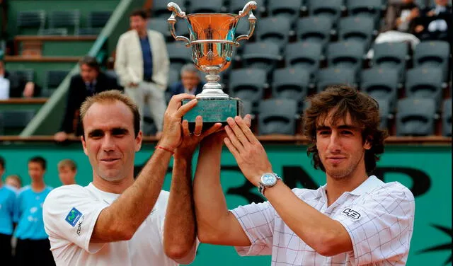 Luis Horna ganó el título de dobles de Roland Garros. Foto: EFE