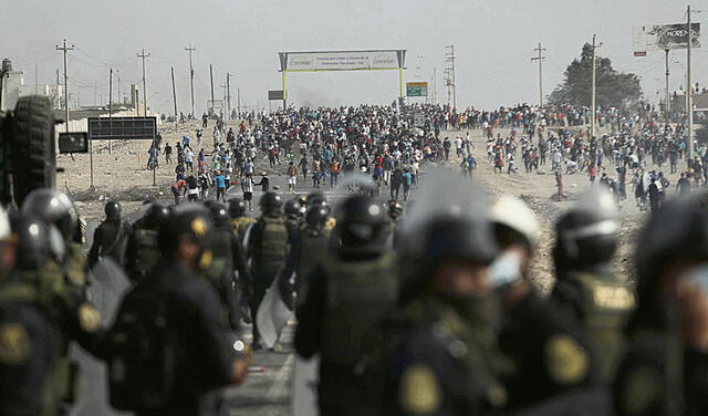 policia protestas paro agrario panamericana