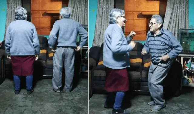 TikTok viral: pareja de ancianos hace coreografía de reto de baile