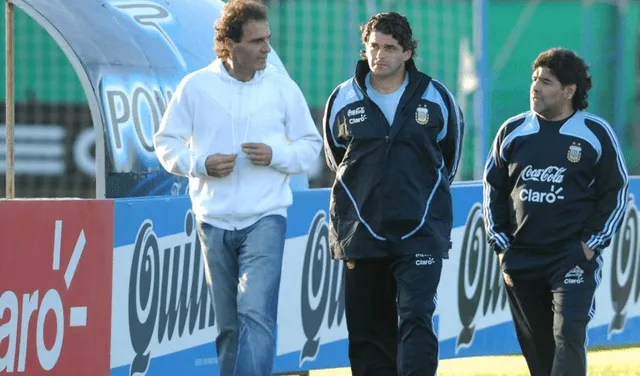 Maradona y Ruggeri mantienen relación cercana y amical. | Foto: La Voz