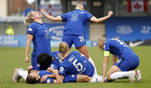 Chelsea jugará su primera final de Champions League Femenino. Foto: AFP
