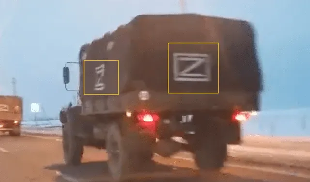 Significado de la ‘Z’ de tanques rusos que atacaron Ucrania