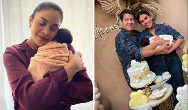 Maricarmen Marín y el productor Sebastián Martisn tuvieron a Micaela, su primera hija, el pasado 10 de diciembre. Foto: Instagram/Maricarmen Marín