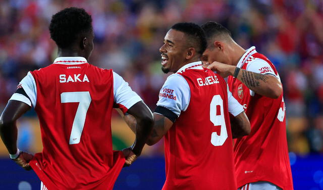 Arsenal y Chelsea juegan en el Camping World Stadium. Foto: Arsenal/Twitter.