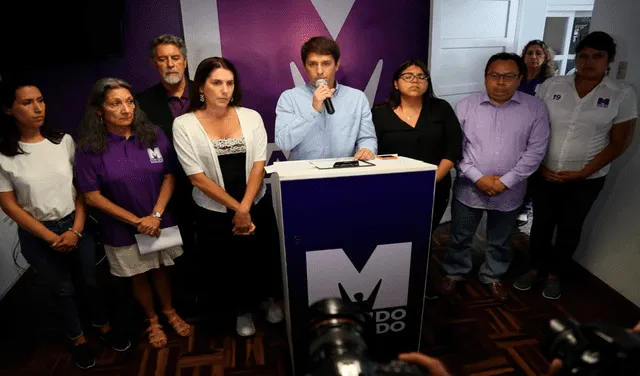 Partido Morado pedirá al Jurado Nacional de Elecciones que excluya a Daniel Mora de su lista
