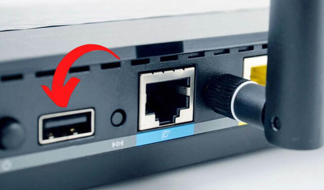 ¿Para qué sirve el puerto USB del router?