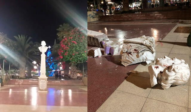 Estatua a Colon en Arica Estatua a Colon en Arica