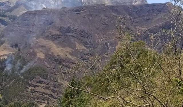 El incendio de mayor magnitud registrado es el ocurrido en el centro poblado de Manta
