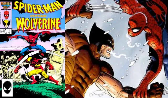 Spider-Man vs. Wolverine en Marvel Comics. Foto: composición /Marvel Comics