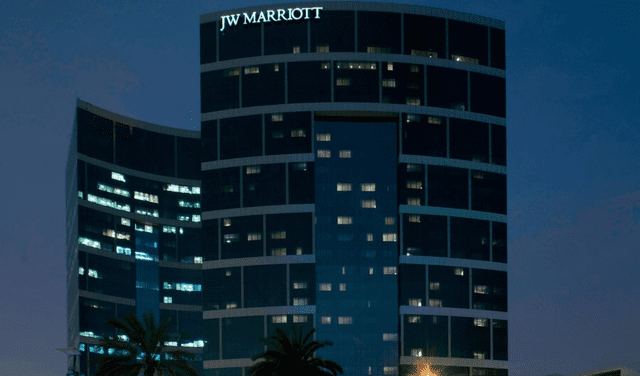 El hotel Marriot se encuentra ubicado en el distrito de Miraflores