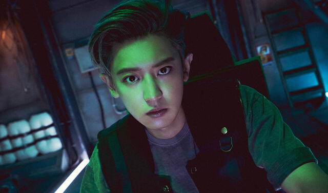 Park Chanyeol en foto de Don't fight the feeling, nuevo álbum de EXO. Foto: SM Entertainment