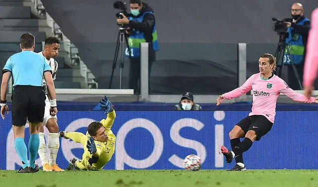 Pese a que tuvo ocasiones para anotar ante Juventus, Griezmann no pudo hacerse presente en el marcador. Foto: EFE