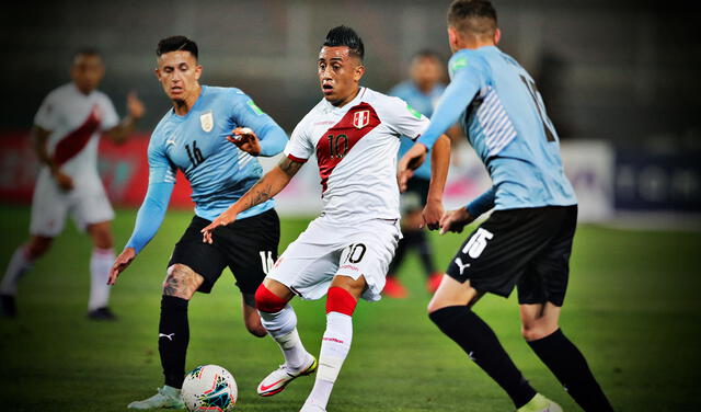 Perú vs. Uruguay se midieron en Lima en las presentes eliminatorias y empataron 1-1. Foto: composición/ AFP