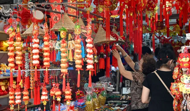 El Año Nuevo chino es una de las celebración más importantes del país asiático. Foto AFP