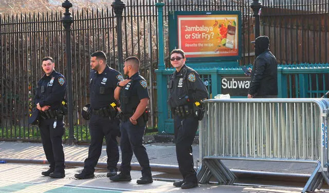 Nueva York es la mayor área metropolitana con mayor cantidad de policías empleados. Foto: AFP