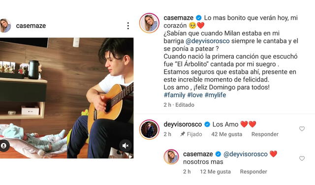 El hijo de Cassandra Sánchez y Deyvis Orosco nació el 17 de noviembre del 2021. Foto: Cassandra Sánchez/Instagram