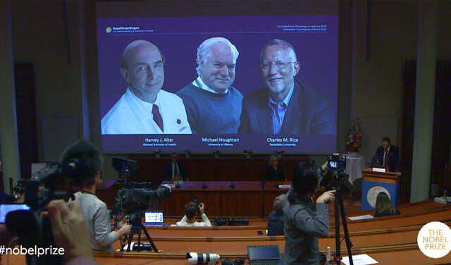 El jurado sueco anunció este lunes 5 de octubre a los galardonados con el Nobel de Medicina. Foto: captura de video/ Youtube.