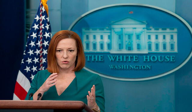 La portavoz de la Casa Blanca, Jen Psaki, lanzó esa advertencia como respuesta a las acusaciones rusas de que EE. UU. está financiando un programa biológico-militar desarrollado en Ucrania. Foto: EFE