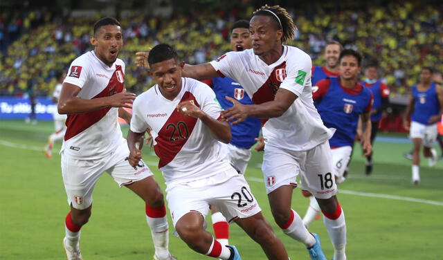 Perú vs Colombia: gol de Edison Flores para el 1-0 de la Bicolor en partido por las Eliminatorias Qatar 2022