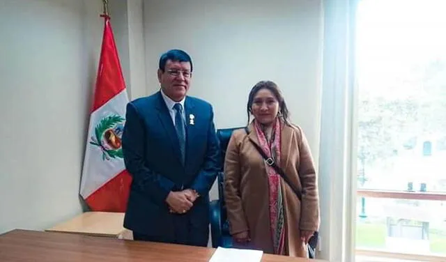 El congresista Soto Reyes se reunió con la alcaldesa. Foto: Despacho congresista