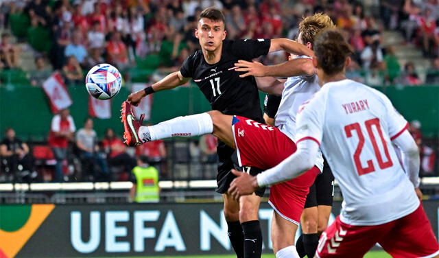 Austria viene de caer 2-1 con Dinamarca
